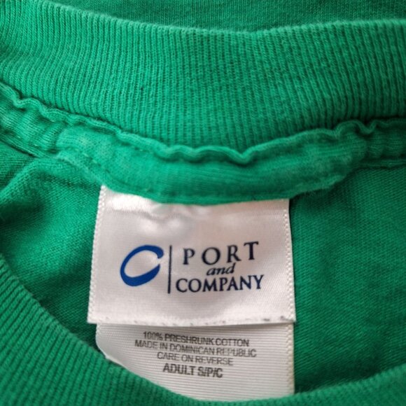 Vintage Port & Co Sm St. Louis Billikens Fighting Mascot Shamrock Graphic Tee - Picture 5 of 6